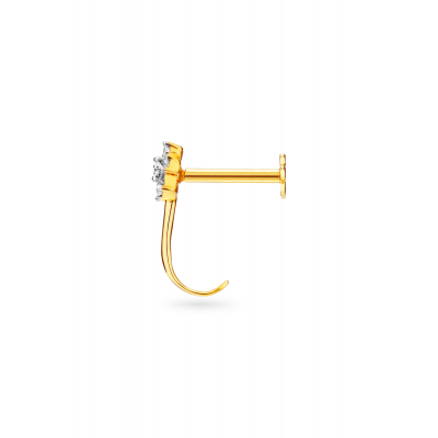 Starlit Twinkle Diamond Nose Pin
