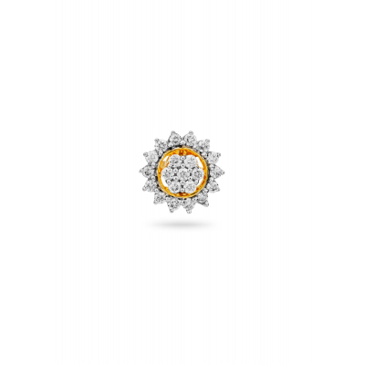 Solar Sparkle Diamond Nose Pin