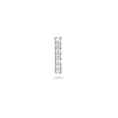 Gleaming Row Diamond Studded Nose Pin