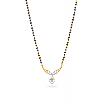 Lucky Charm Clover Mangalsutra