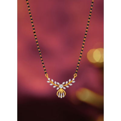 Leafy Sparkle Mangalsutra