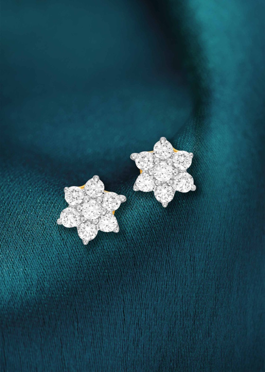 Radiant Seven-Stone Diamond Earrings