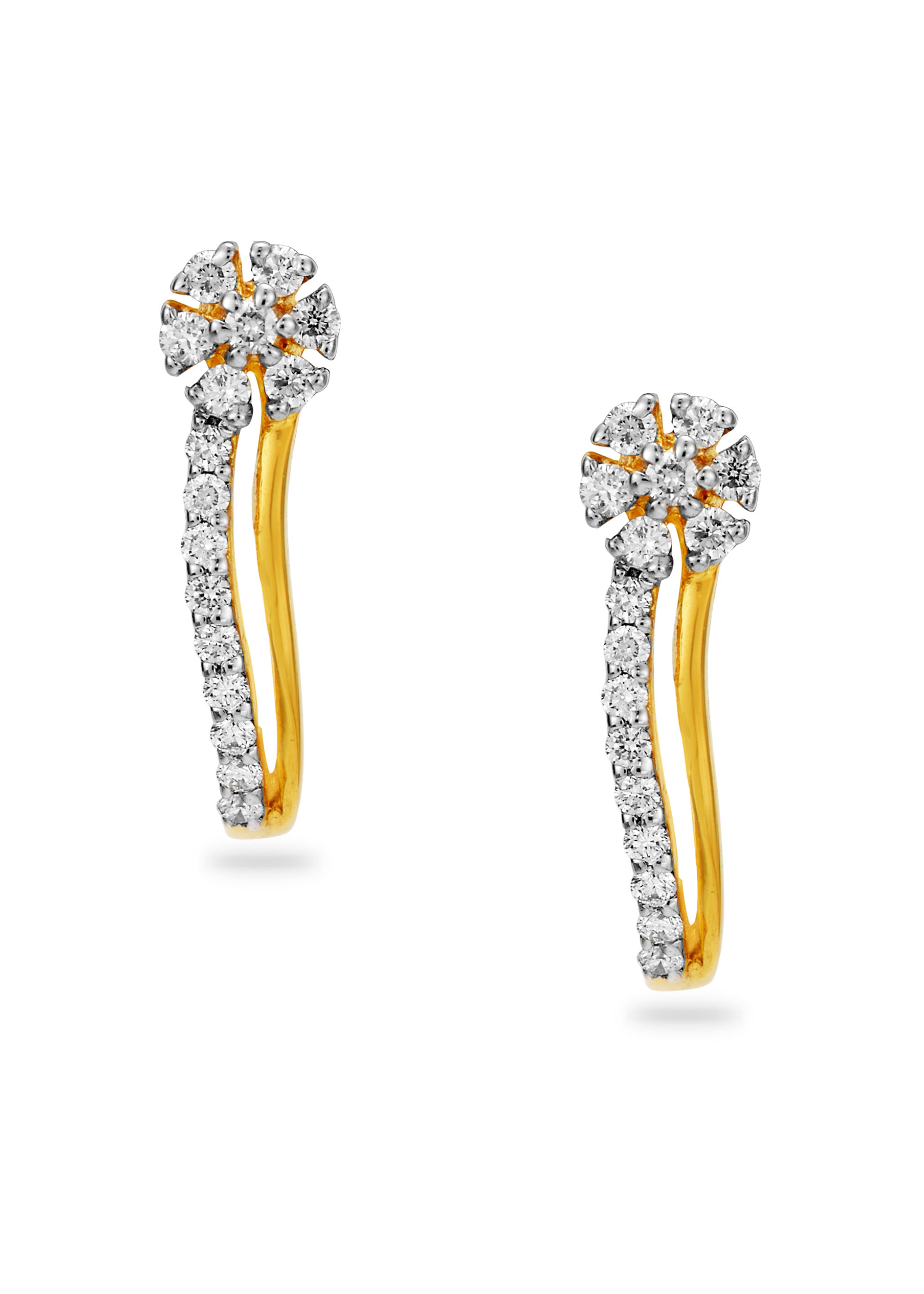 Sophisticated Shine Diamond Earrings