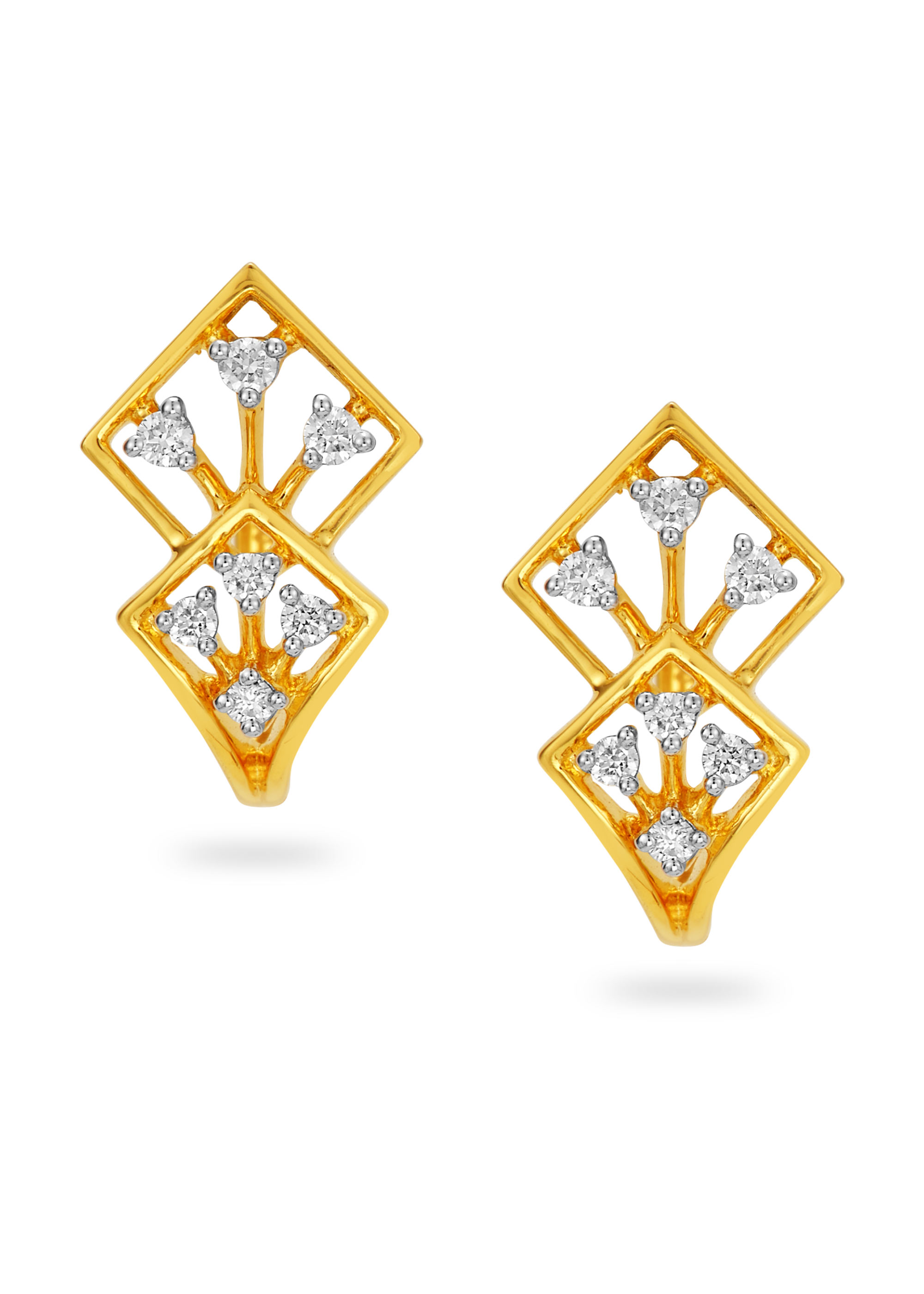 Lotus Elegance Diamond Earstuds