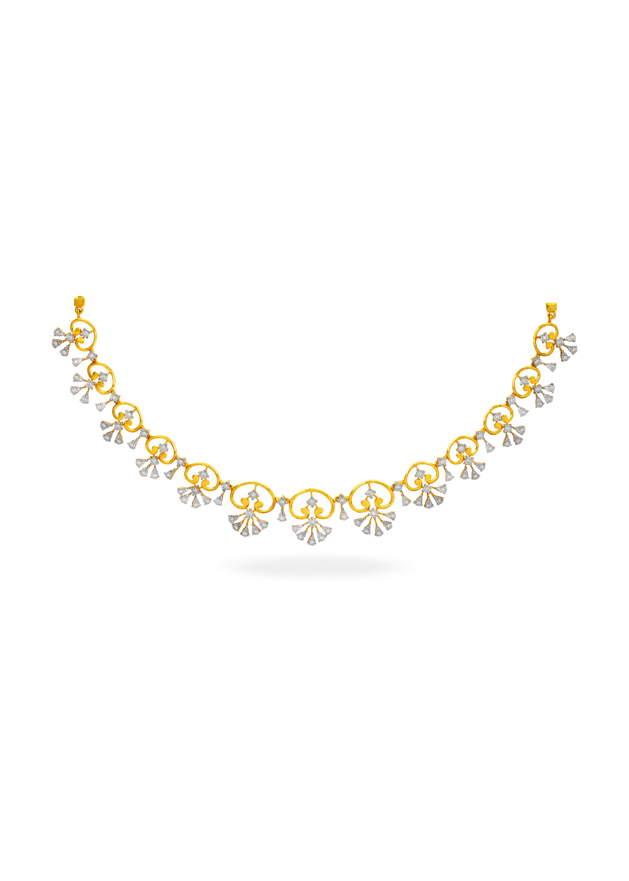 Heritage Radiance Diamond Necklace Inspired by Indian Art