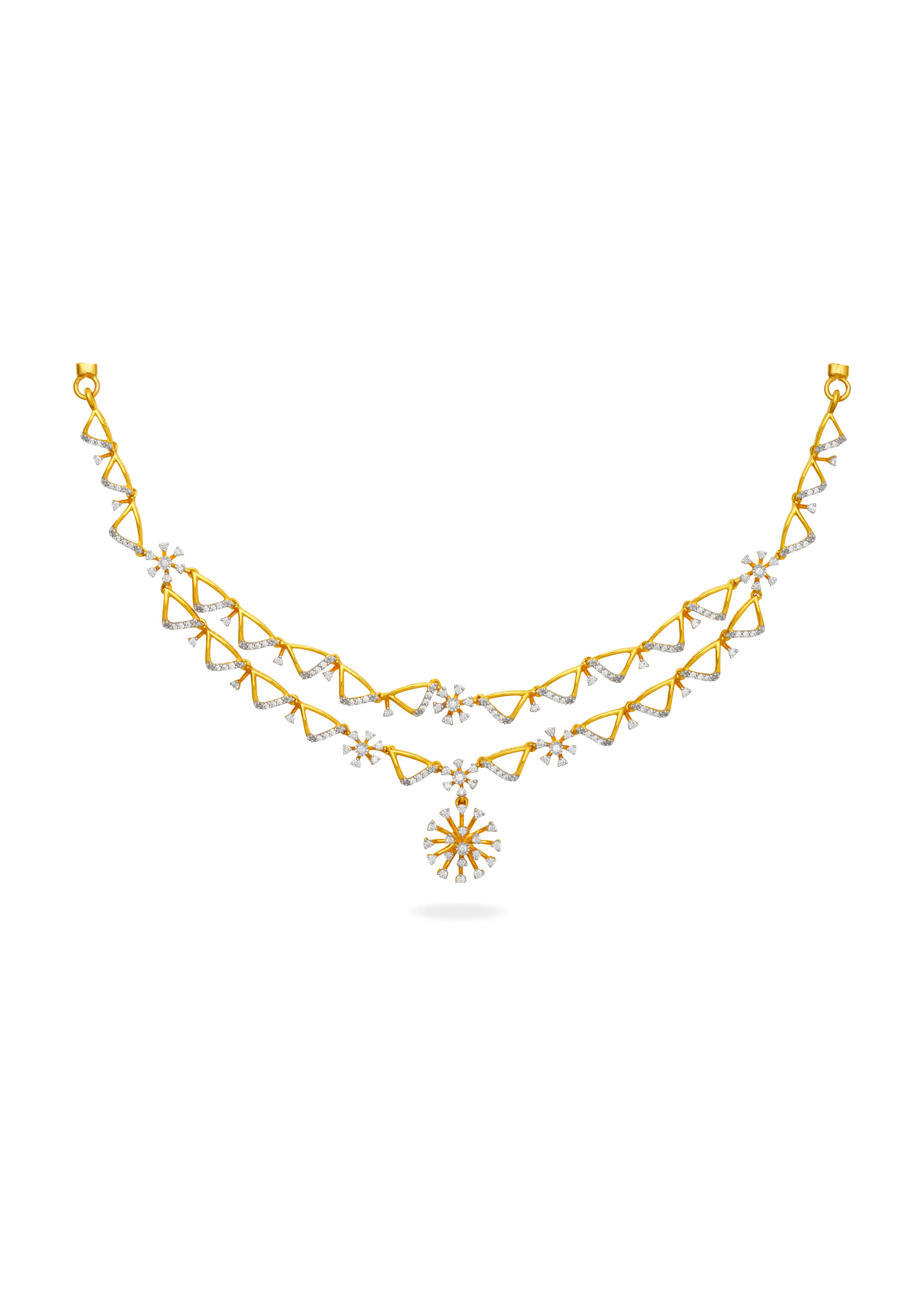 Blooming Radiance Floral Necklace Design