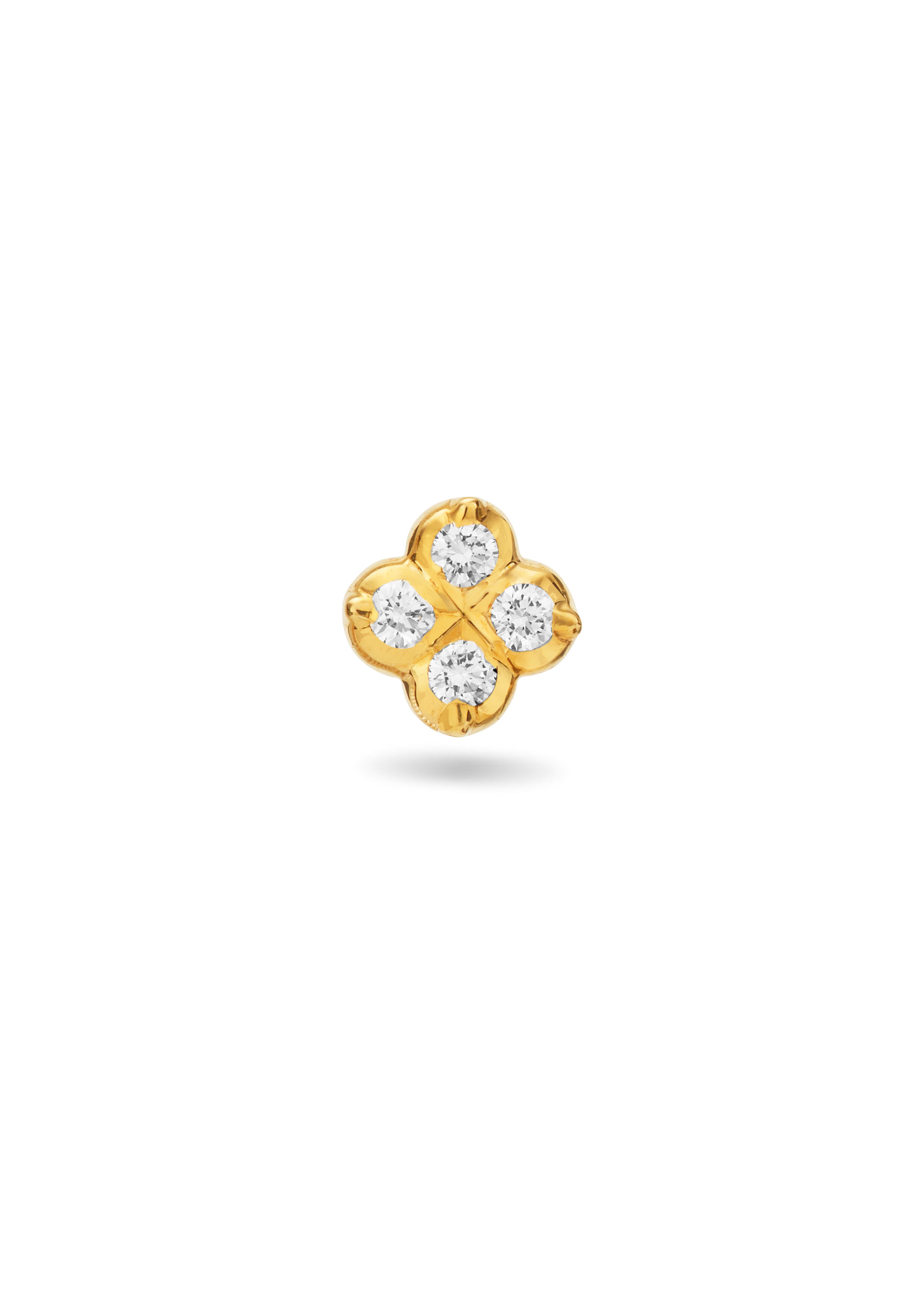 Twinkling Celestial Diamond Nose Pin