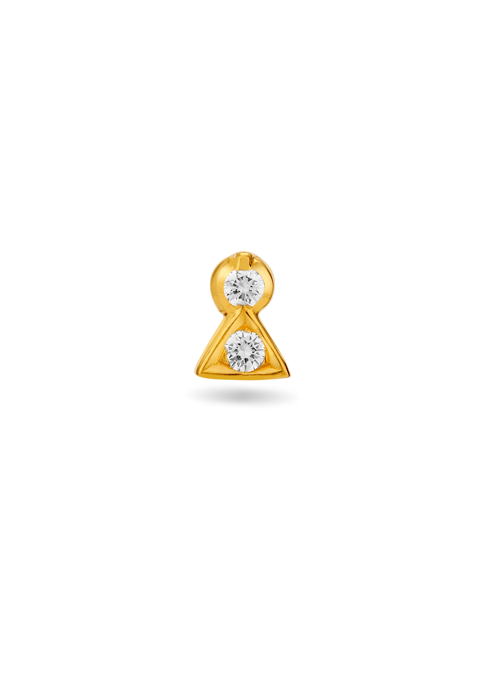 Sparkling Strip Shine Diamond Nose Pin