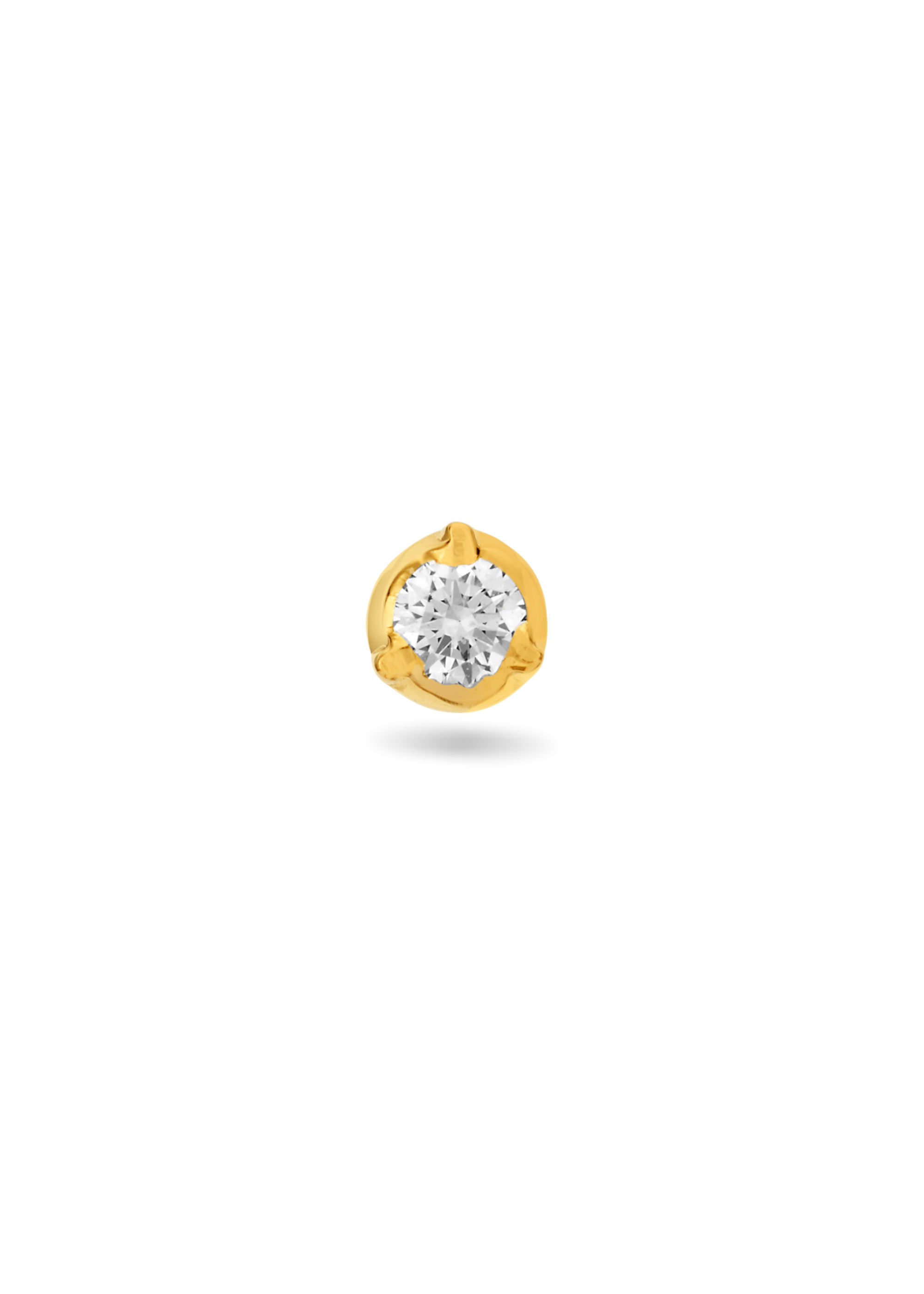Floral Spark Diamond Nose Pin