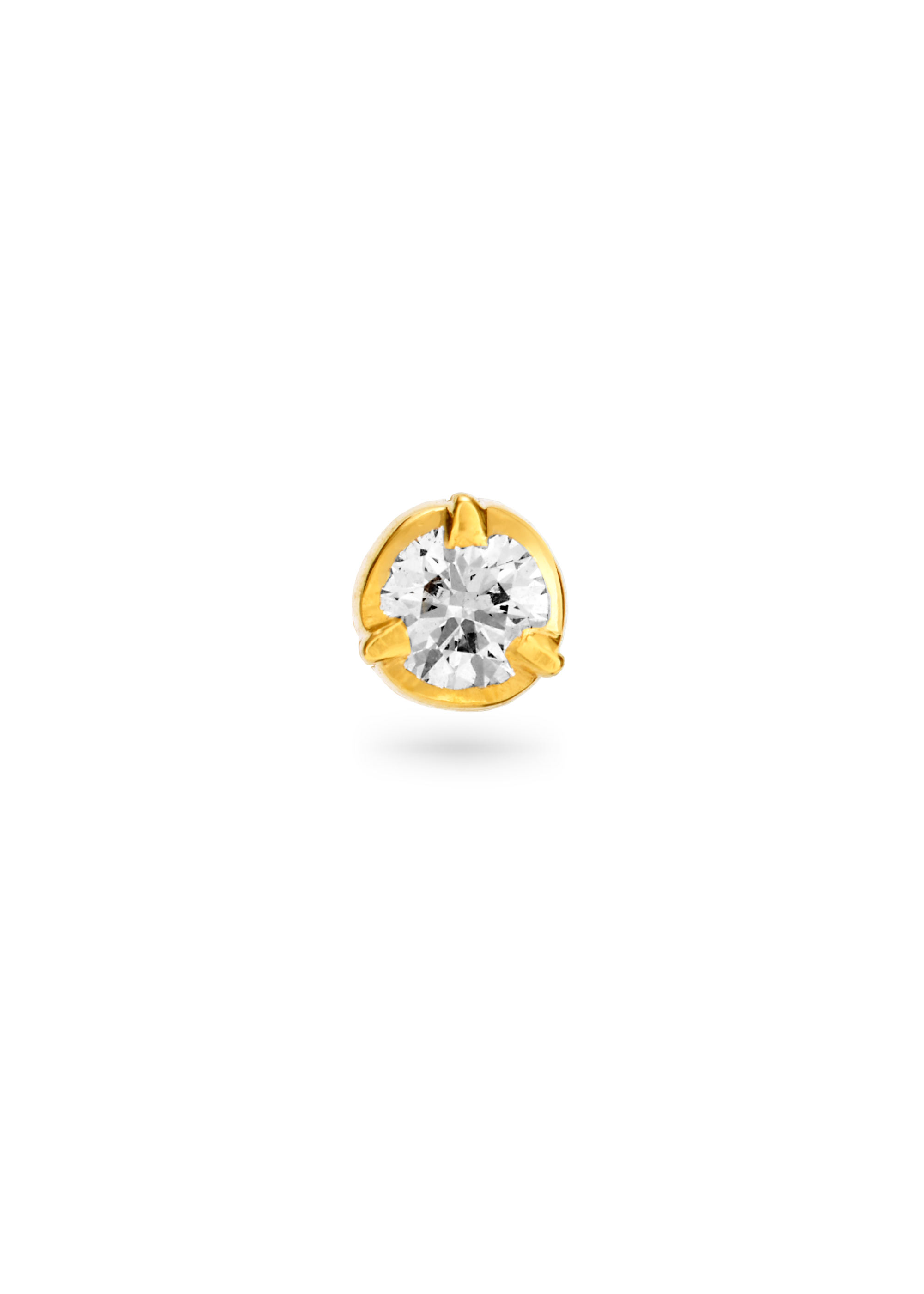 Flower Gleam Diamond Nose Pin