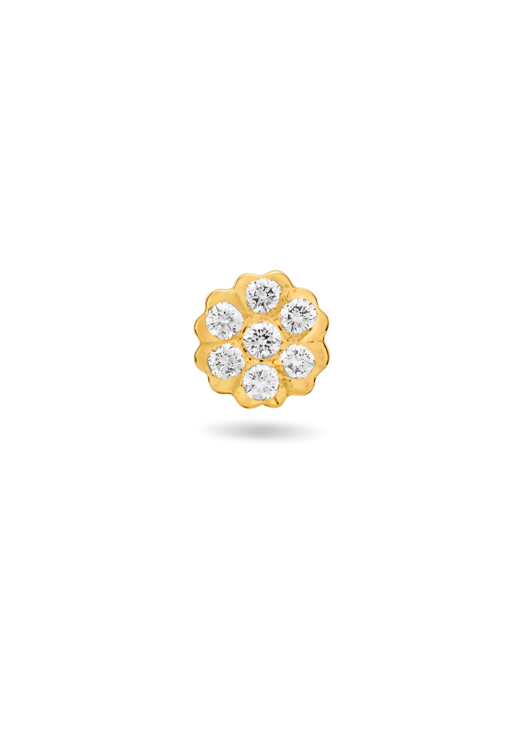 Floral Charm Nose Pin