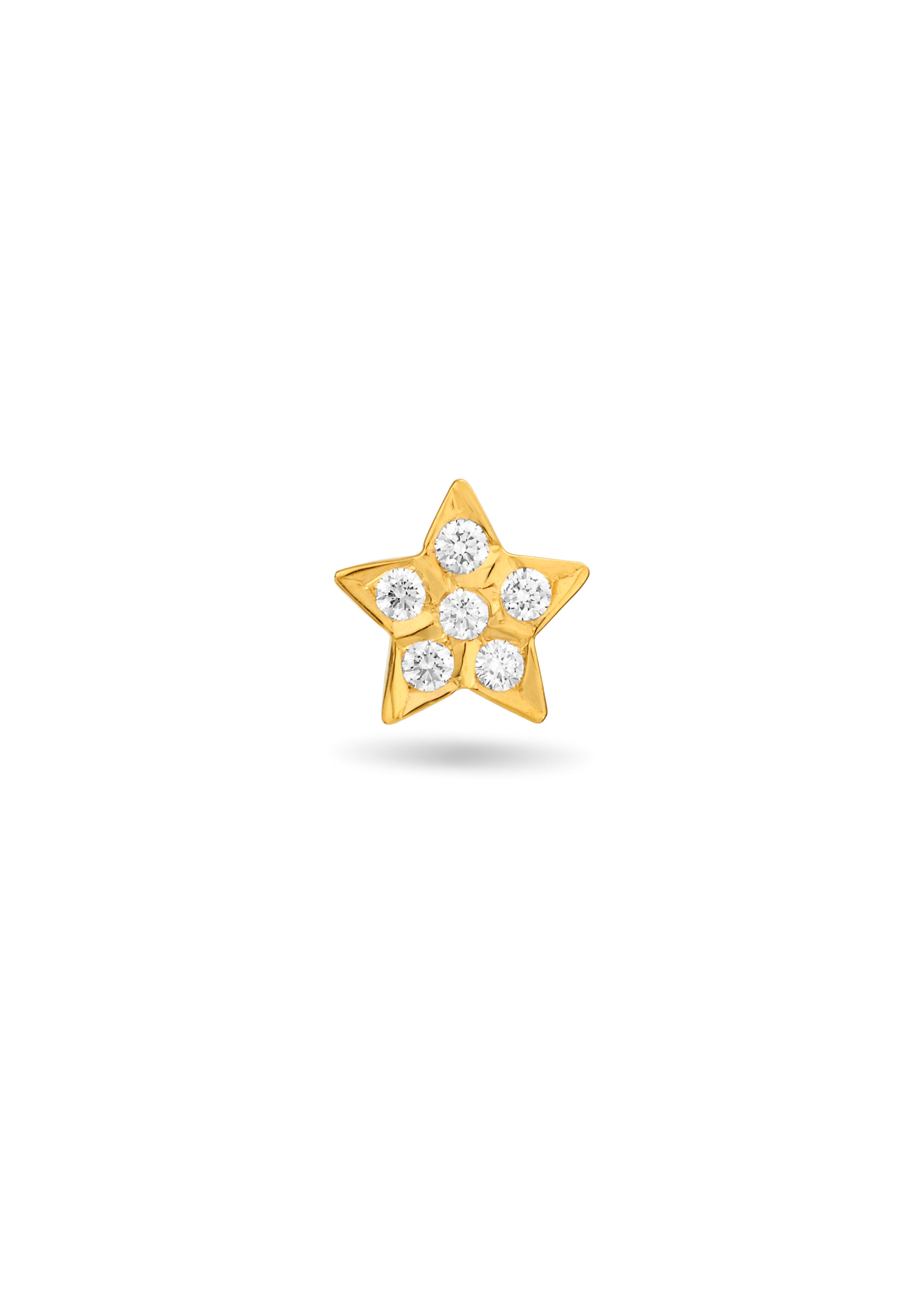 Sleek Sparkle Diamond Nose Pin