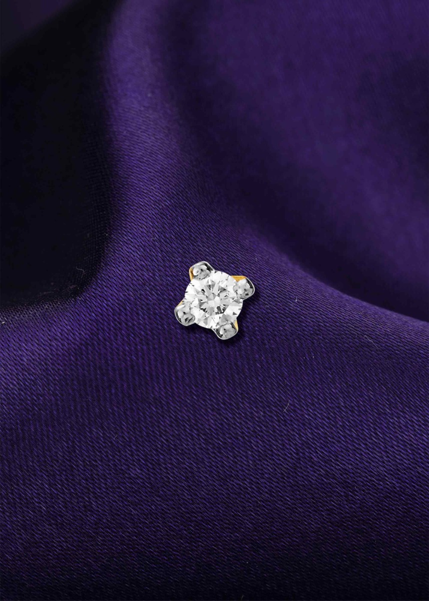Solo Serenity Diamond Nose Pin