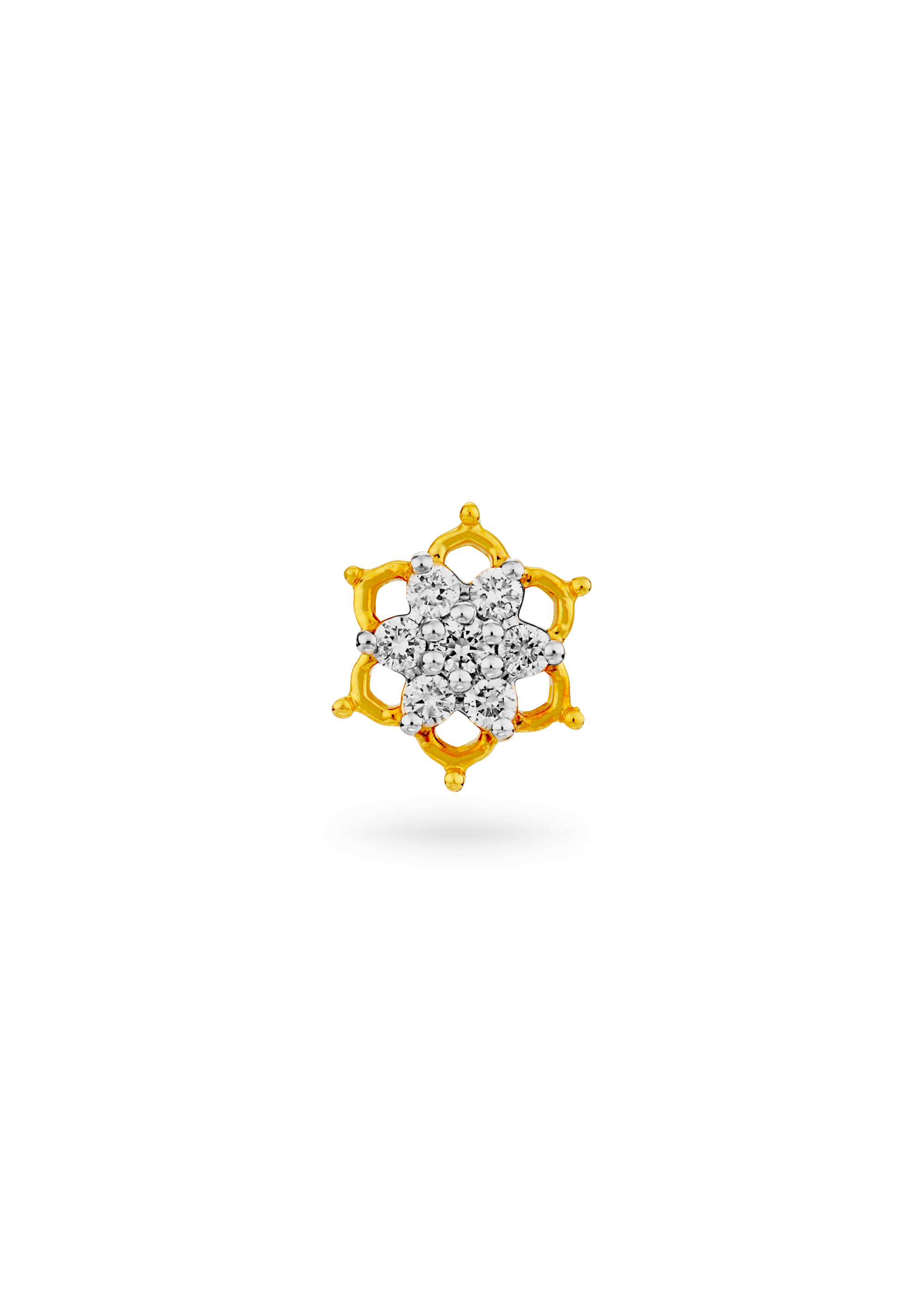 Charmed Blossom Diamond Nose Pin