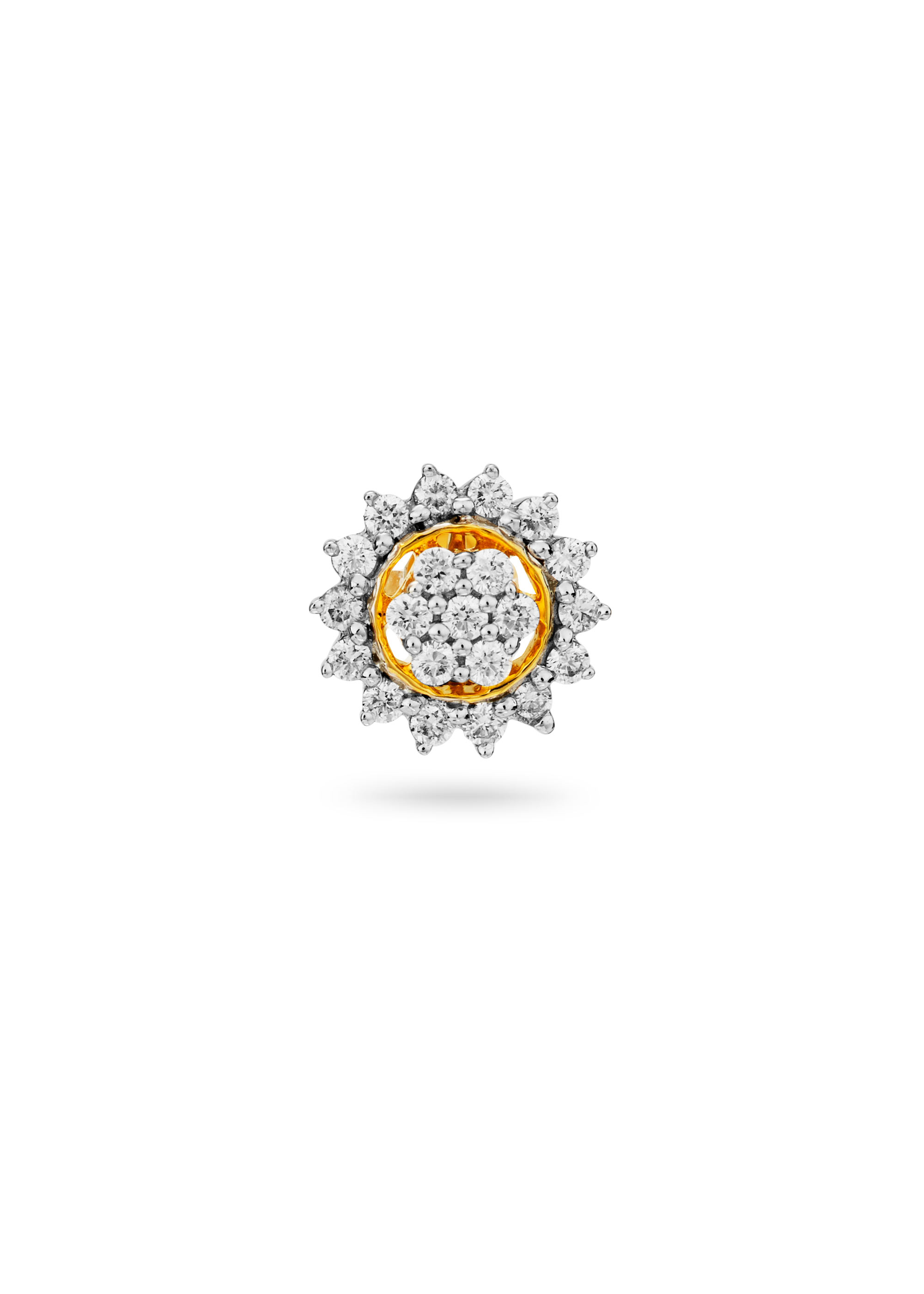 Solar Sparkle Diamond Nose Pin