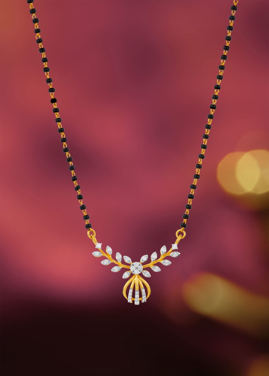 Leafy Sparkle Mangalsutra