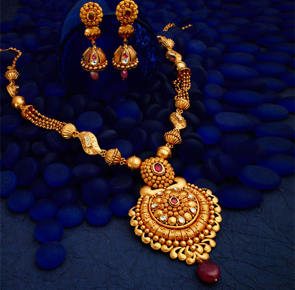 Long Necklace 3 - Gold Jewellery | Bridal Jewellery Stores ...