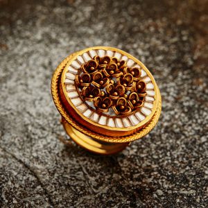 Buy quality 916 Gold Anitque Umbrella Ring in Ahmedabad